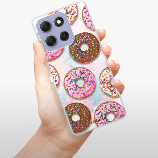 Silikonový kryt iSaprio - Motorola Moto G86 5G - Donuts 11