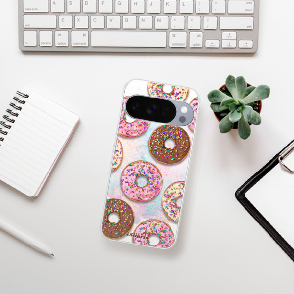 Silikonový kryt iSaprio - Google Pixel 10 / 10 Pro - Donuts 11