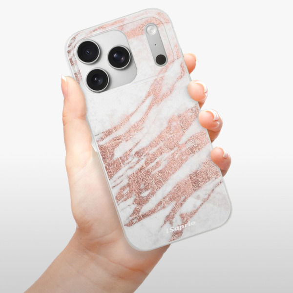 Silikonový kryt iSaprio - Apple iPhone 17 Pro - RoseGold 10