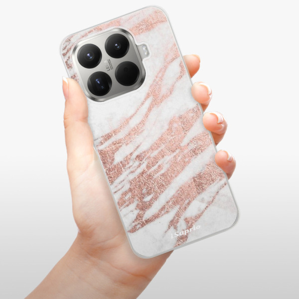 Silikonový kryt iSaprio - Xiaomi 15T Pro - RoseGold 10