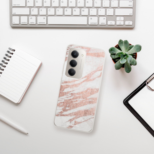 Silikonový kryt iSaprio - Xiaomi Redmi 15 - RoseGold 10