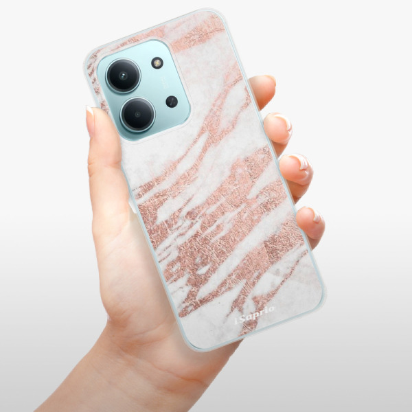 Silikonový kryt iSaprio - Xiaomi Redmi 15C - RoseGold 10