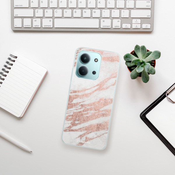 Silikonový kryt iSaprio - Xiaomi Redmi 15C - RoseGold 10