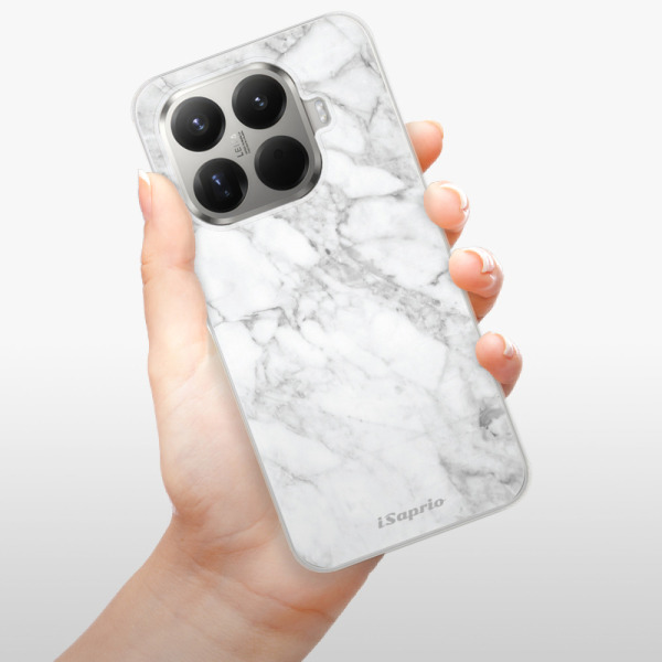 Silikonový kryt iSaprio - Xiaomi 15T Pro - SilverMarble 14