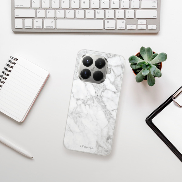 Silikonový kryt iSaprio - Xiaomi 15T Pro - SilverMarble 14