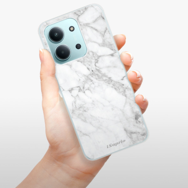 Silikonový kryt iSaprio - Xiaomi Redmi 15C - SilverMarble 14