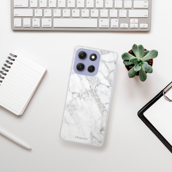 Silikonový kryt iSaprio - Motorola Moto G86 5G - SilverMarble 14