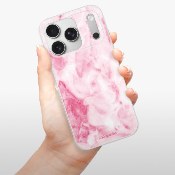 Silikonový kryt iSaprio - Apple iPhone 17 Pro - RoseMarble 16