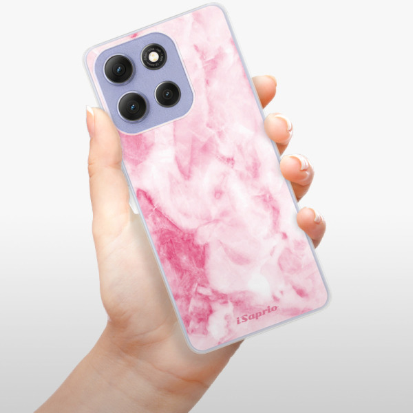 Silikonový kryt iSaprio - Motorola Moto G86 5G - RoseMarble 16