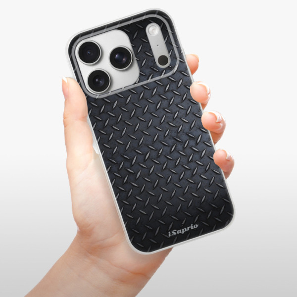 Silikonový kryt iSaprio - Apple iPhone 17 Pro - Metal 01