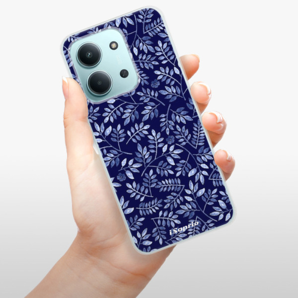 Silikonový kryt iSaprio - Xiaomi Redmi 15C - Blue Leaves 05