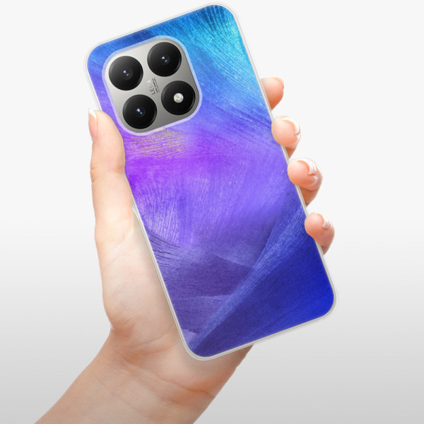 Silikonový kryt iSaprio - Xiaomi 15T - Purple Feathers