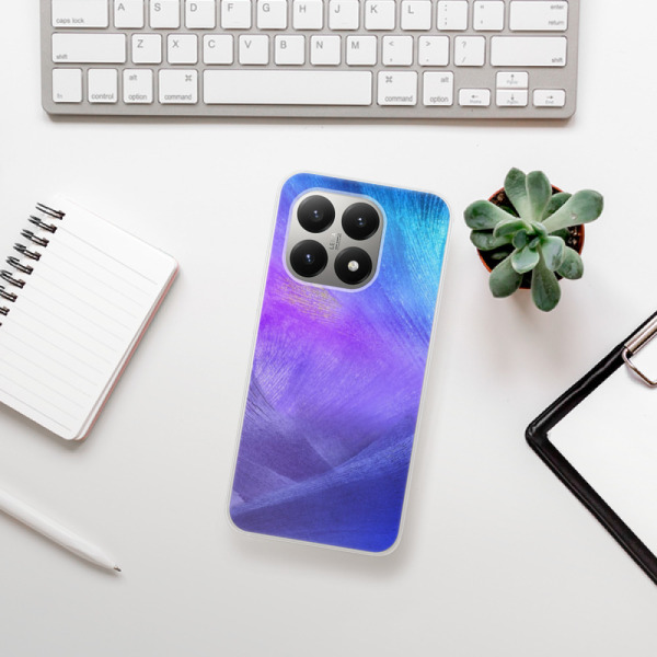 Silikonový kryt iSaprio - Xiaomi 15T - Purple Feathers