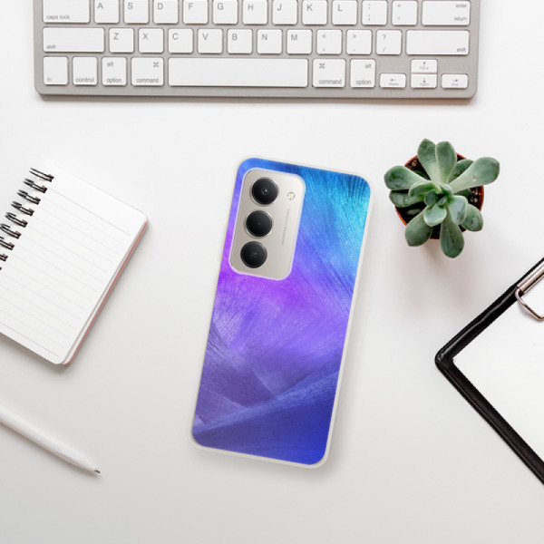 Silikonový kryt iSaprio - Xiaomi Redmi 15 - Purple Feathers