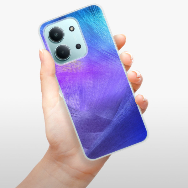 Silikonový kryt iSaprio - Xiaomi Redmi 15C - Purple Feathers