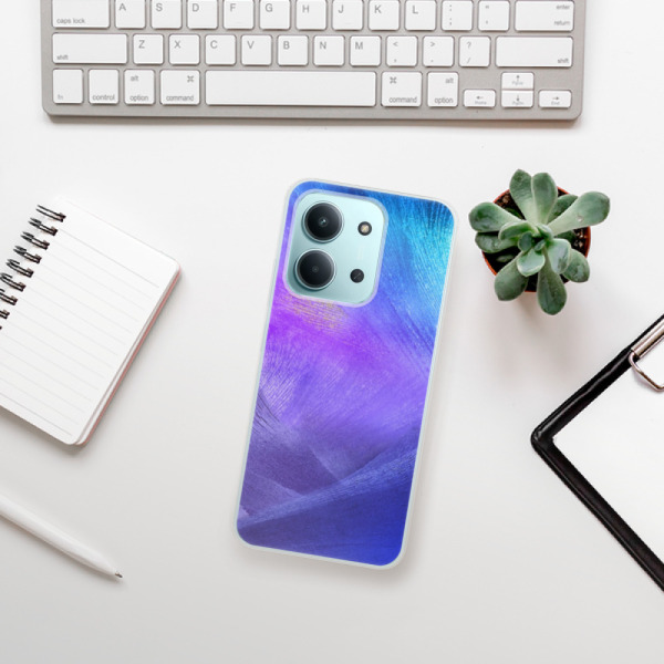 Silikonový kryt iSaprio - Xiaomi Redmi 15C - Purple Feathers