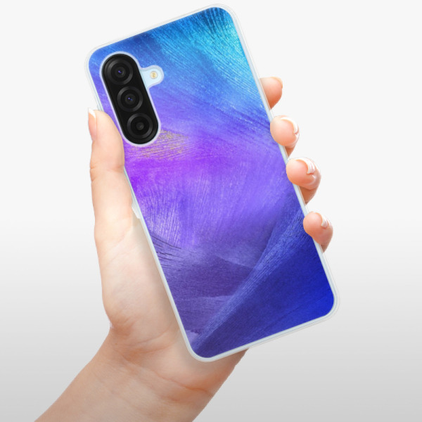 Silikonový kryt iSaprio - Samsung Galaxy A17 / A17 5G - Purple Feathers