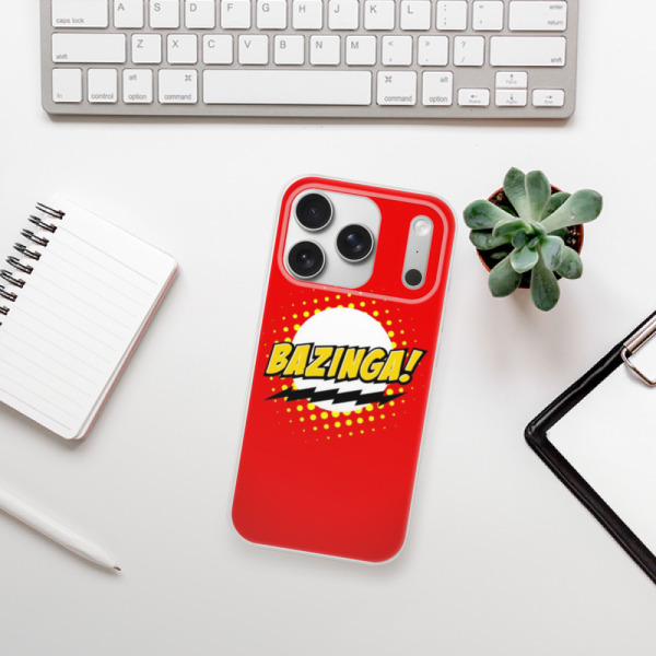 Silikonový kryt iSaprio - Apple iPhone 17 Pro - Bazinga