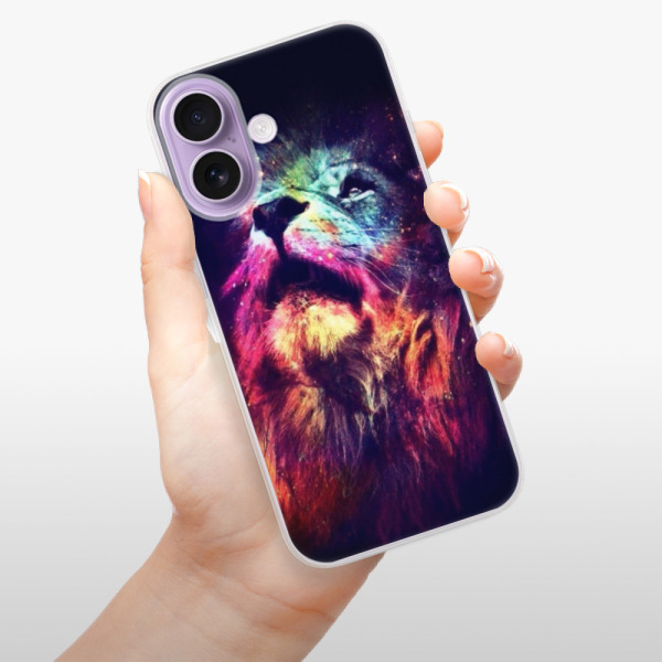 Silikonový kryt iSaprio - Apple iPhone 17 - Lion in Colors