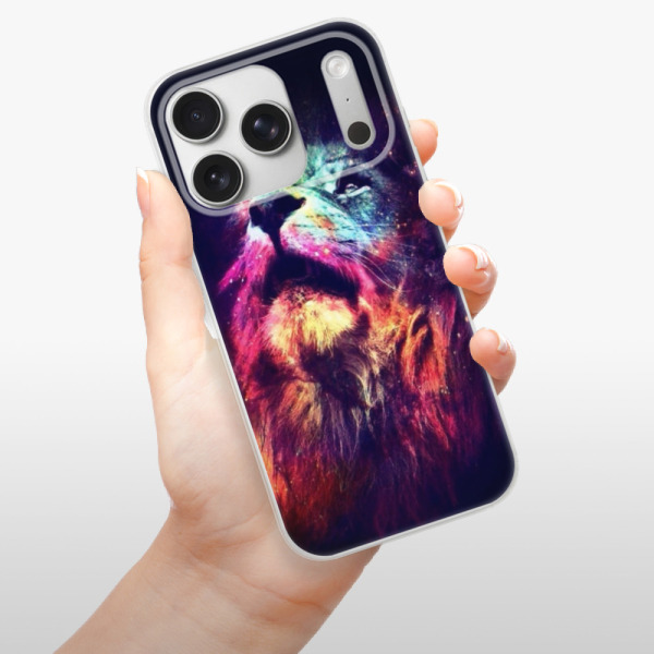 Silikonový kryt iSaprio - Apple iPhone 17 Pro - Lion in Colors