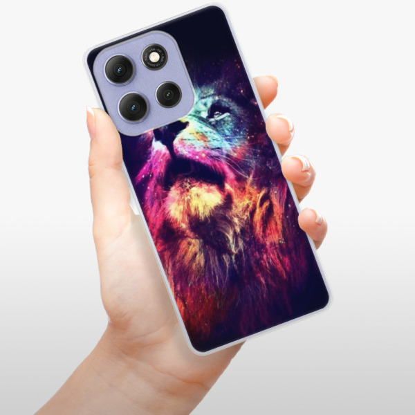 Silikonový kryt iSaprio - Motorola Moto G86 5G - Lion in Colors