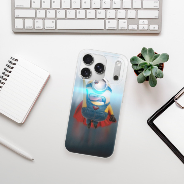 Silikonový kryt iSaprio - Apple iPhone 17 Pro - Mimoň Superman 02