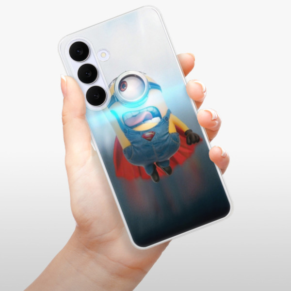 Silikonový kryt iSaprio - Samsung Galaxy S25 FE - Mimoň Superman 02