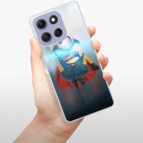 Silikonový kryt iSaprio - Motorola Moto G86 5G - Mimoň Superman 02
