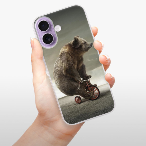 Silikonový kryt iSaprio - Apple iPhone 17 - Medvěd