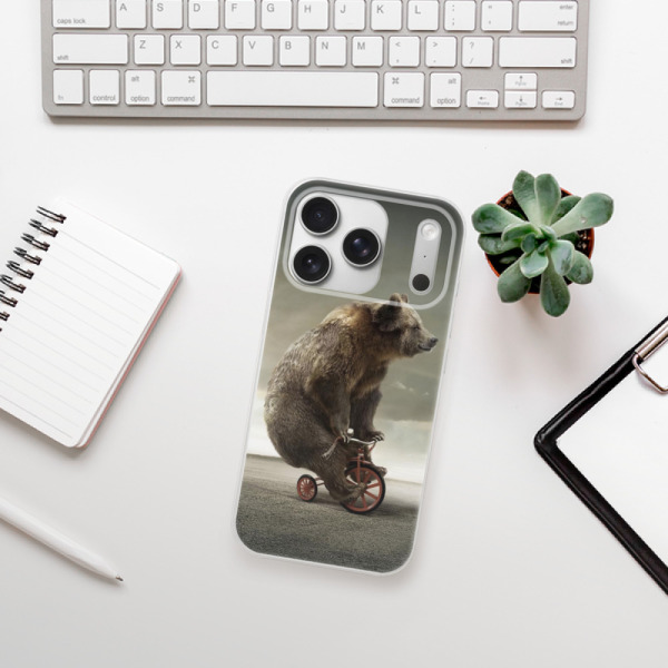 Silikonový kryt iSaprio - Apple iPhone 17 Pro - Medvěd