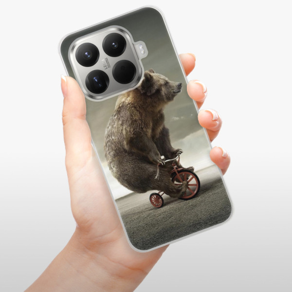 Silikonový kryt iSaprio - Xiaomi 15T Pro - Medvěd