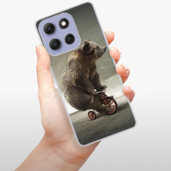 Silikonový kryt iSaprio - Motorola Moto G86 5G - Medvěd