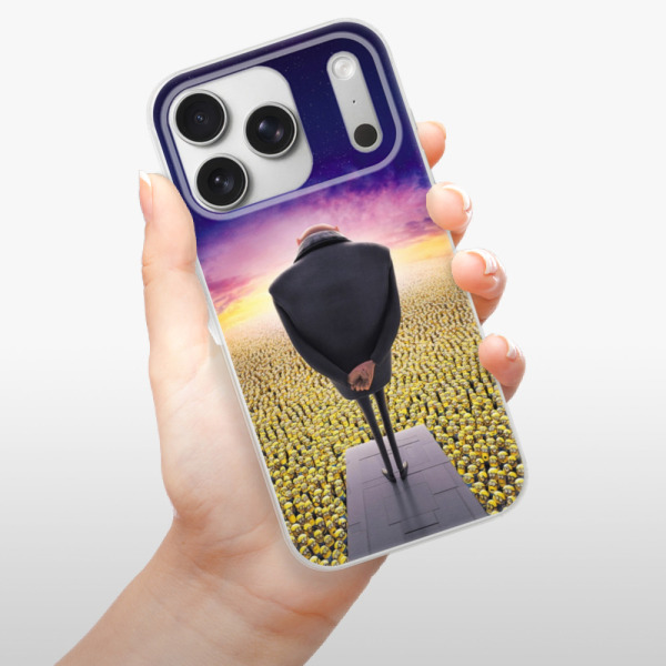 Silikonový kryt iSaprio - Apple iPhone 17 Pro - Gru a mimoni