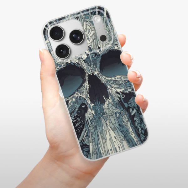 Silikonový kryt iSaprio - Apple iPhone 17 Pro - Abstract Skull