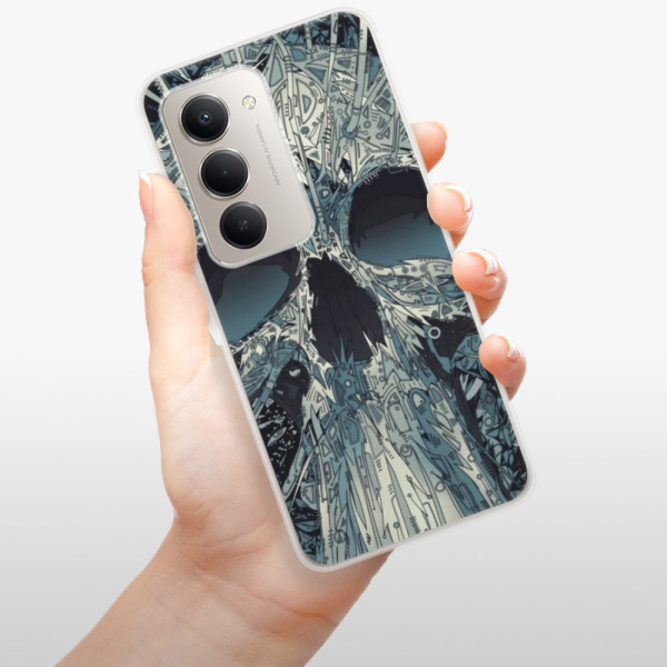 Silikonový kryt iSaprio - Xiaomi Redmi 15 - Abstract Skull