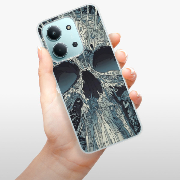 Silikonový kryt iSaprio - Xiaomi Redmi 15C - Abstract Skull