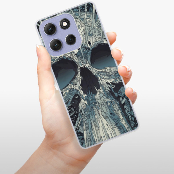 Silikonový kryt iSaprio - Motorola Moto G86 5G - Abstract Skull