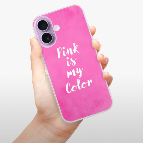 Silikonový kryt iSaprio - Apple iPhone 17 - Pink is my color