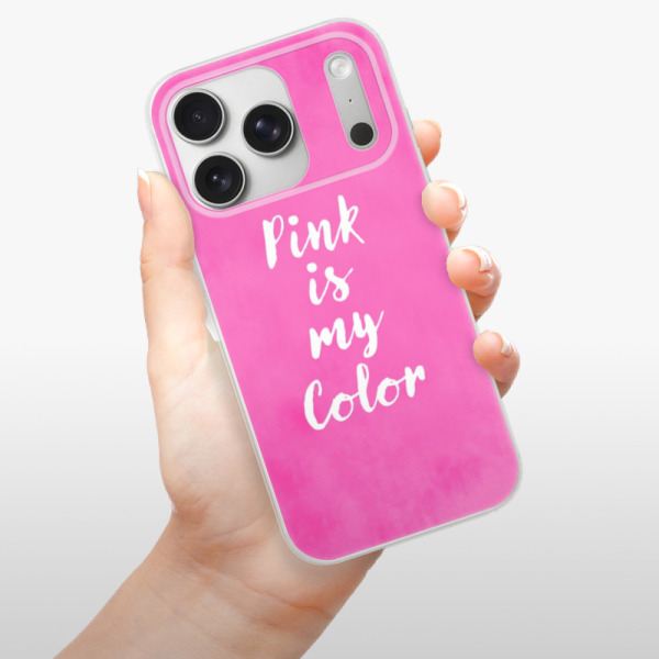 Silikonový kryt iSaprio - Apple iPhone 17 Pro - Pink is my color