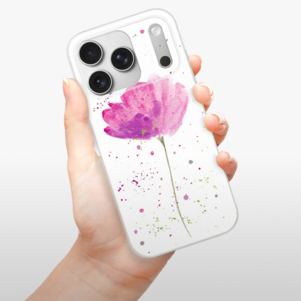 Silikonový kryt iSaprio - Apple iPhone 17 Pro - Poppies