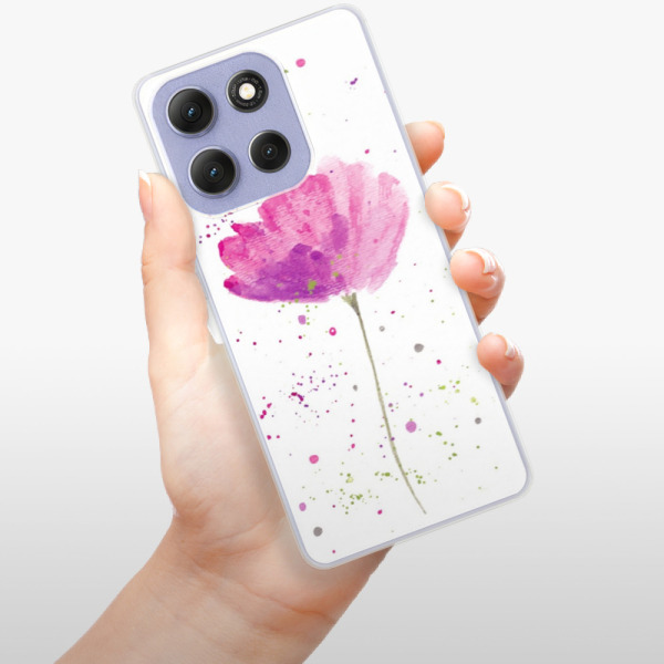 Silikonový kryt iSaprio - Motorola Moto G86 5G - Poppies