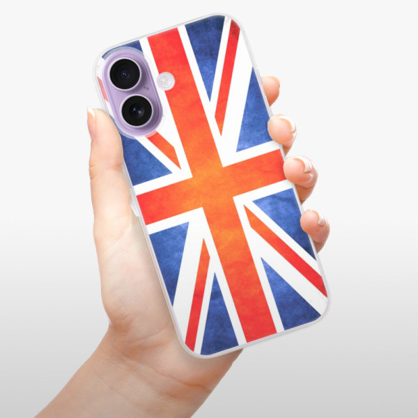 Silikonový kryt iSaprio - Apple iPhone 17 - vlajka Velká Británie