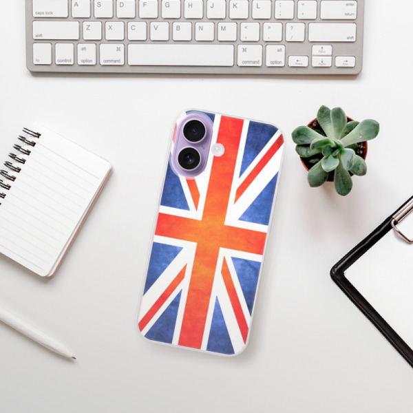 Silikonový kryt iSaprio - Apple iPhone 17 - vlajka Velká Británie