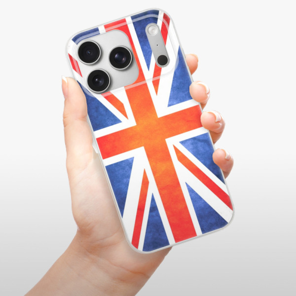 Silikonový kryt iSaprio - Apple iPhone 17 Pro - vlajka Velká Británie