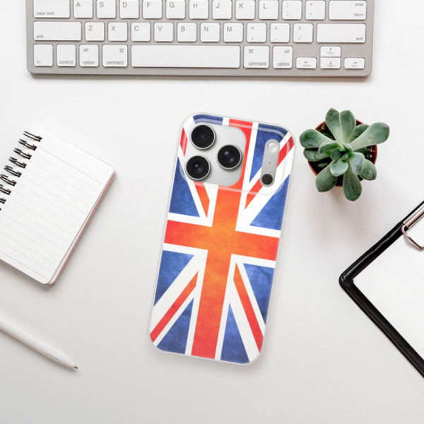Silikonový kryt iSaprio - Apple iPhone 17 Pro - vlajka Velká Británie
