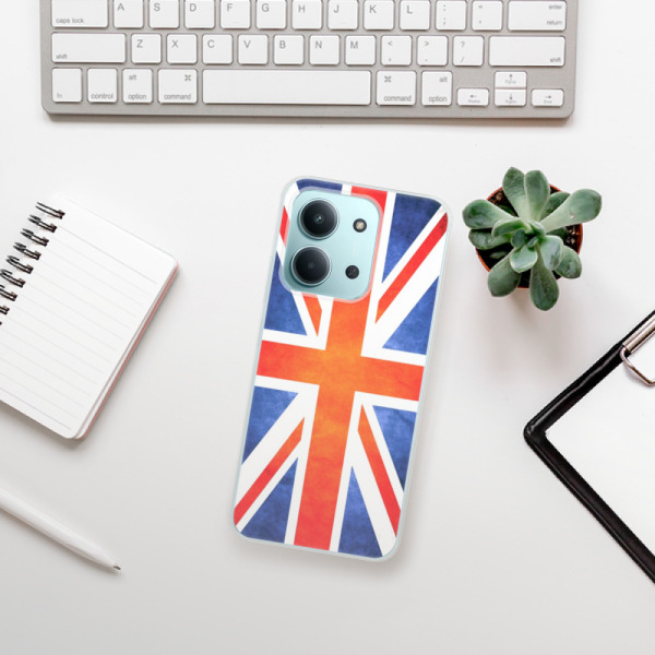 Silikonový kryt iSaprio - Xiaomi Redmi 15C - vlajka Velká Británie