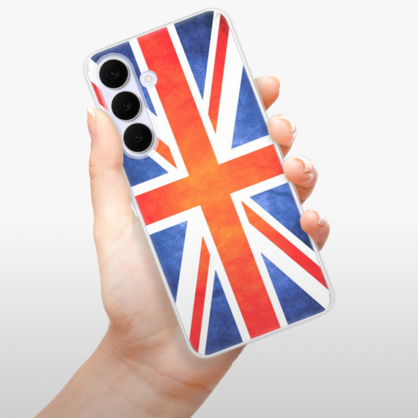 Silikonový kryt iSaprio - Samsung Galaxy S25 FE - vlajka Velká Británie