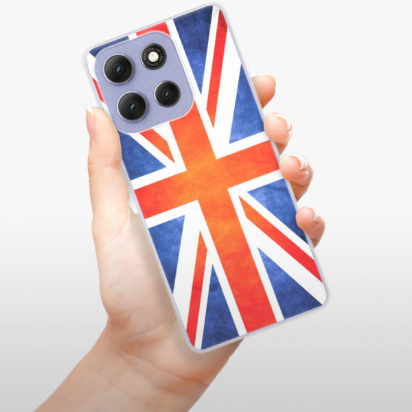 Silikonový kryt iSaprio - Motorola Moto G86 5G - vlajka Velká Británie