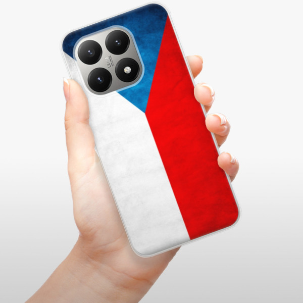 Silikonový kryt iSaprio - Xiaomi 15T - česká vlajka