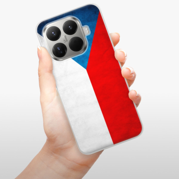 Silikonový kryt iSaprio - Xiaomi 15T Pro - česká vlajka